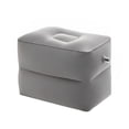 thumbnail image 1 of Inteprter Reposapiés inflable, almohada de aire de doble capa, reposapiés debajo del escritorio para viajes en avión al aire libre, Conjuntos de muebles de dormitorio Gris, 1 of 6