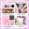 thumbnail image 5 of Halloween Baby Shower Balloon Arch Garland Kit, A Little Boo Is Almost Due Banner Backdrop, Bat Wall Stickers, Halloween Baby Shower Birthday Party Supplies for Girls, 5 of 6
