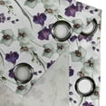thumbnail image 4 of Ambesonne Flower Grommet Curtain, Wild Orchid Bloom, 50" x 84", Purple White, 4 of 6
