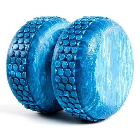 Power Systems 80675 Textured 6 Inch Myo-Roller Massage Therapy Aid, Blue Marble