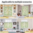 thumbnail image 5 of Spring Floral Kitchen Curtains Window Panels, Watercolor Orchid Flowers Leaves Botanical Green Insulated Window Treatment Curtain, Grommet Curtains for Bedroom/Living Room/Bathroom, 2 Piece 52"Wx45"L, 5 of 8