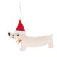 thumbnail image 4 of Decoraciones de Navidad Adornos para perros Dachshund Artesanías de felpa Lindos colgantes de Navidad para decoraciones año Nuevo Ventana Hogar Blanco Colco Colgante, 4 of 6