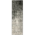 thumbnail image 3 of SAFAVIEH Retro Elsie Abstract Runner Rug, Black/Light Grey, 2'3" x 19', 3 of 7