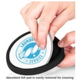 thumbnail image 3 of Silicone Non-Slip Drink Coasters with Removable Printed Absorbent Felt Pad - Set of 4 - Laundry Sign, 3 of 3