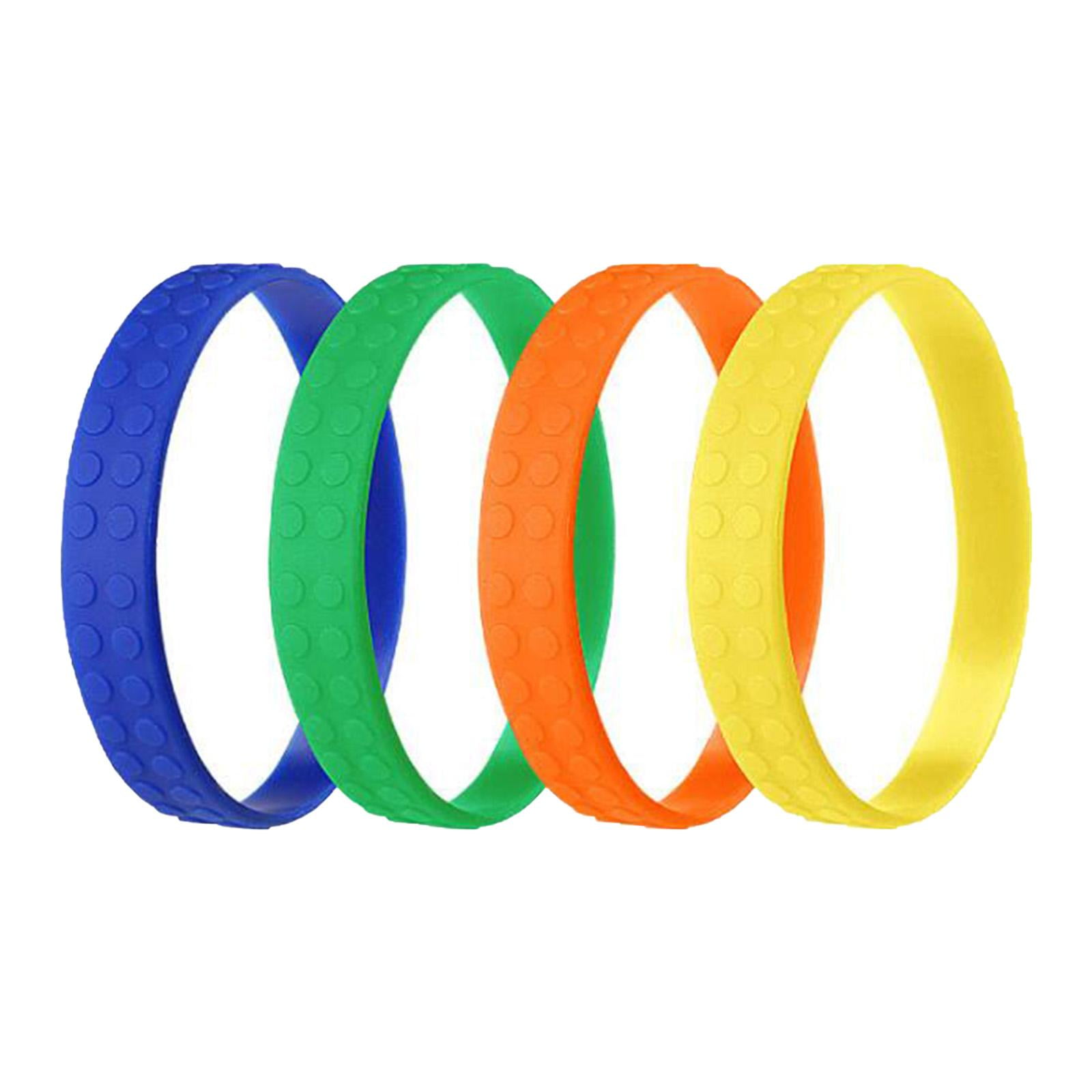 4 Pieces Toe Stretcher Bands Resistance Exercise Silicone Grip Bunion Correction for Family Workouts