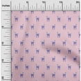 thumbnail image 2 of oneOone Silk Tabby Light Pink Fabric Animal Fabric For Sewing Printed Craft Fabric By The Yard 42 Inch Wide, 2 of 5