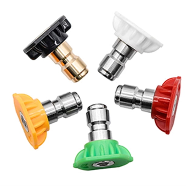 Kit Buse Turbo 7 Pièces Pour Nettoyeur Haute Pression – 4000 PSI, Connexion Rapide 1/4, Angles 0° à 65°