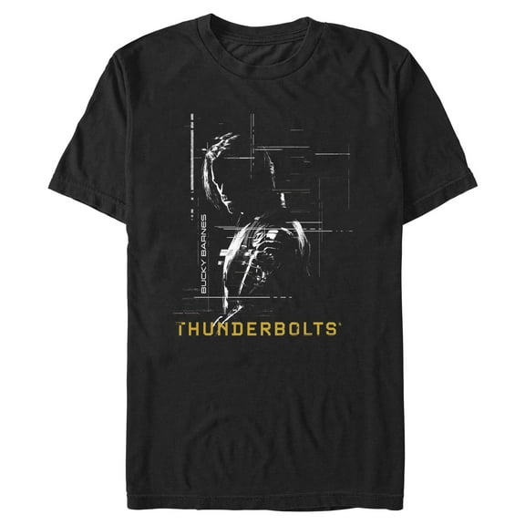 Mens Marvel: Thunderbolts Bucky Barnes Silhouette T Shirt