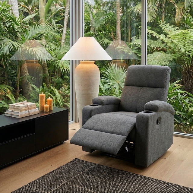 Sillón Reclinable Easy Living Mezzo Gris Oxford
