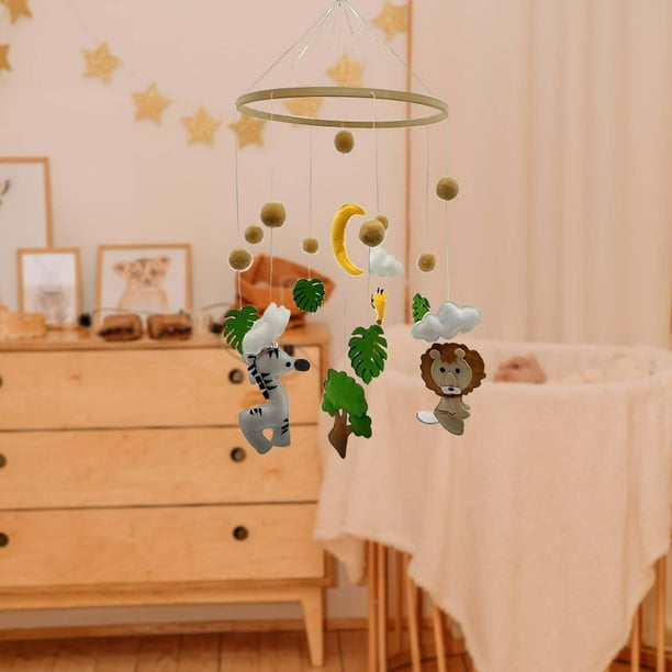Bebé Móvil Cuna Móvil Vivero Móvil Elefante Fieltro Bebé Móvil