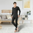 thumbnail image 7 of Mens Thermal Underwear Set, iMounTEK Fleece Long Johns Top Bottom for Men Cold Winter, Black XL, 7 of 7