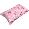 thumbnail image 6 of Valentines Pillow Covers 12x20 Pink Red White Love Heart Decor Throw Pillows Case for Couch Valentine''s Day Anniversary Indoor Outdoor Decorative Cushion Case for Sofa Bed Decorations Set of 2, 6 of 6