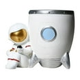 thumbnail image 6 of FRCOLOR  Space Pen Pot Desk Supply Organizer Astronaut Holder Pens Pencil, 6 of 8