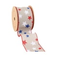 thumbnail image 6 of LaRibbons 2 1/2" Wired Ribbon | Red/White/Blue Stars | 10 Yard Roll, 6 of 12