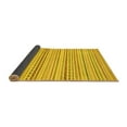 thumbnail image 2 of Ahgly Company Indoor Round Abstract Yellow Modern Area Rugs, 3' Round, 2 of 4