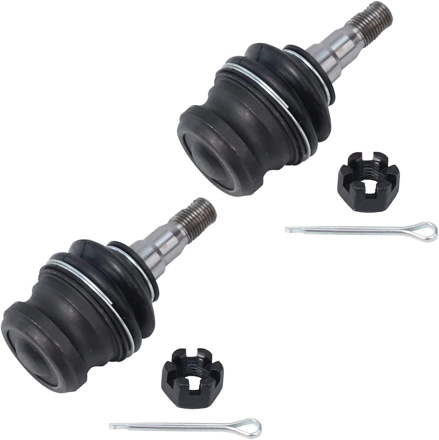 Detroit Axle - Front Wheel Hub Bearings Outer Tie Rod Ends Lower Ball Joints Replacement for Subaru XV Crosstrek Forester Impreza - 6pc Set