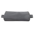 thumbnail image 4 of figatia Patio Chaise Lounge Head Pillow Breathable Soft Attachment Easy Installation White Gray Plaid, 4 of 8