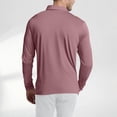 thumbnail image 5 of JGNGSHN Mens Golf Shirt Long Sleeve 3 Button Moisture Wicking Dry Fit Solid Casual Golf Polo Shirts for Men, 5 of 6