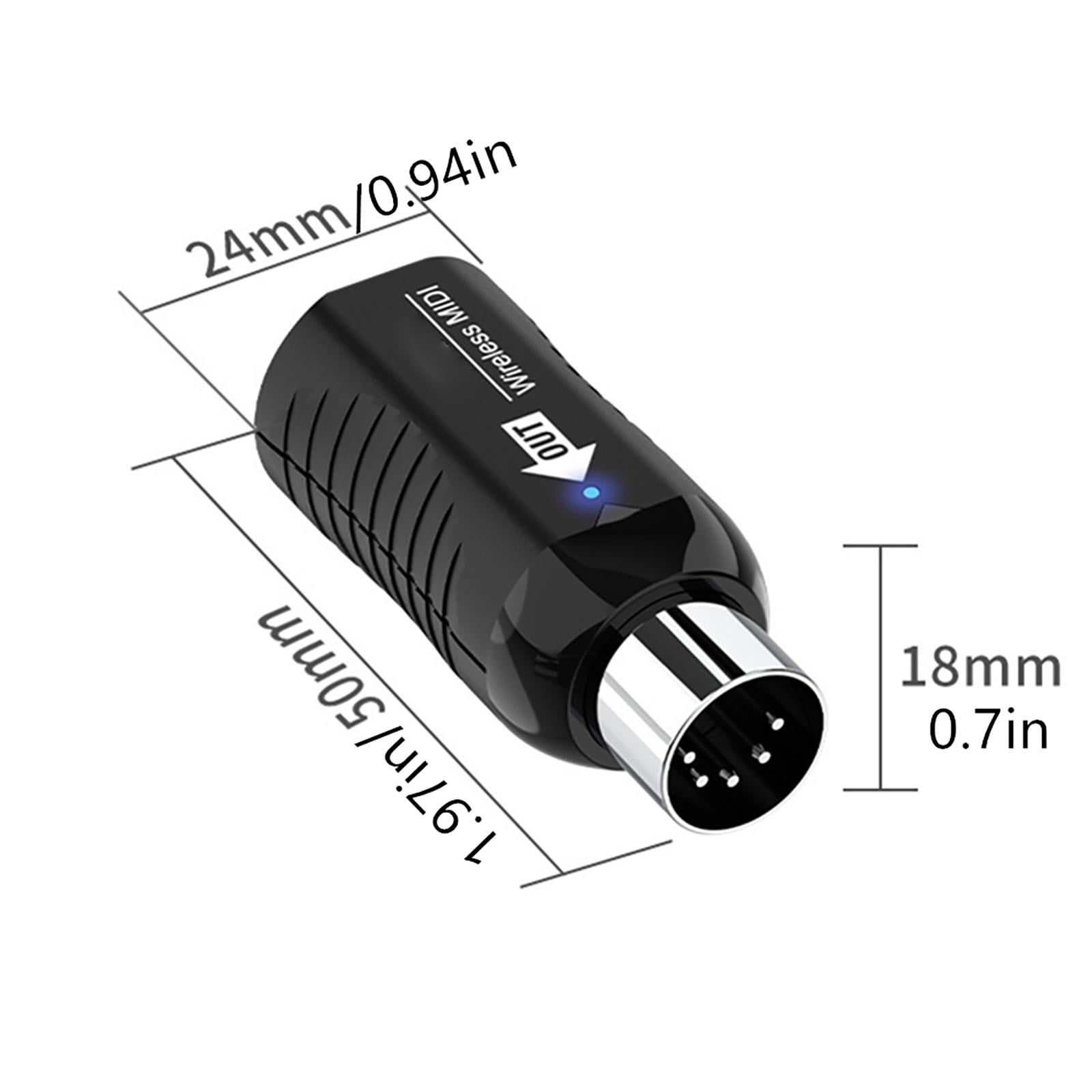 GUYUTING Perform Freely with Wireless Midi Transceiver for Keyboards Latency <5ms, Effective Range ≤10m