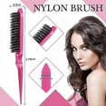 thumbnail image 4 of 3-Piece Set of Teasing Brushes, Hair Brush with Bristles and Comb, Teasing Combs, Heavy Duty Rat Tail Comb, 4 of 5