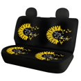 thumbnail image 2 of Pzuqiu Car Seat Covers Full Set Full Backrest Polyester, Compatible with Auto Seats Automotive Seats, for Trucks Cars, Sunflower Sunshine, 2 of 10