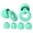Vert, variante sur Bouchons d'Oreilles Loop Quiet 2 Confortables Réutilisables Réduisant le Bruit pour Sommeil, Concentration Profonde, Voyage, Sensibilité / Audition Flexible / Ajustement Personnalisable, Insonorisation, Coton, Isolation Acoustique, Mousse de Réduction du Bruit, S