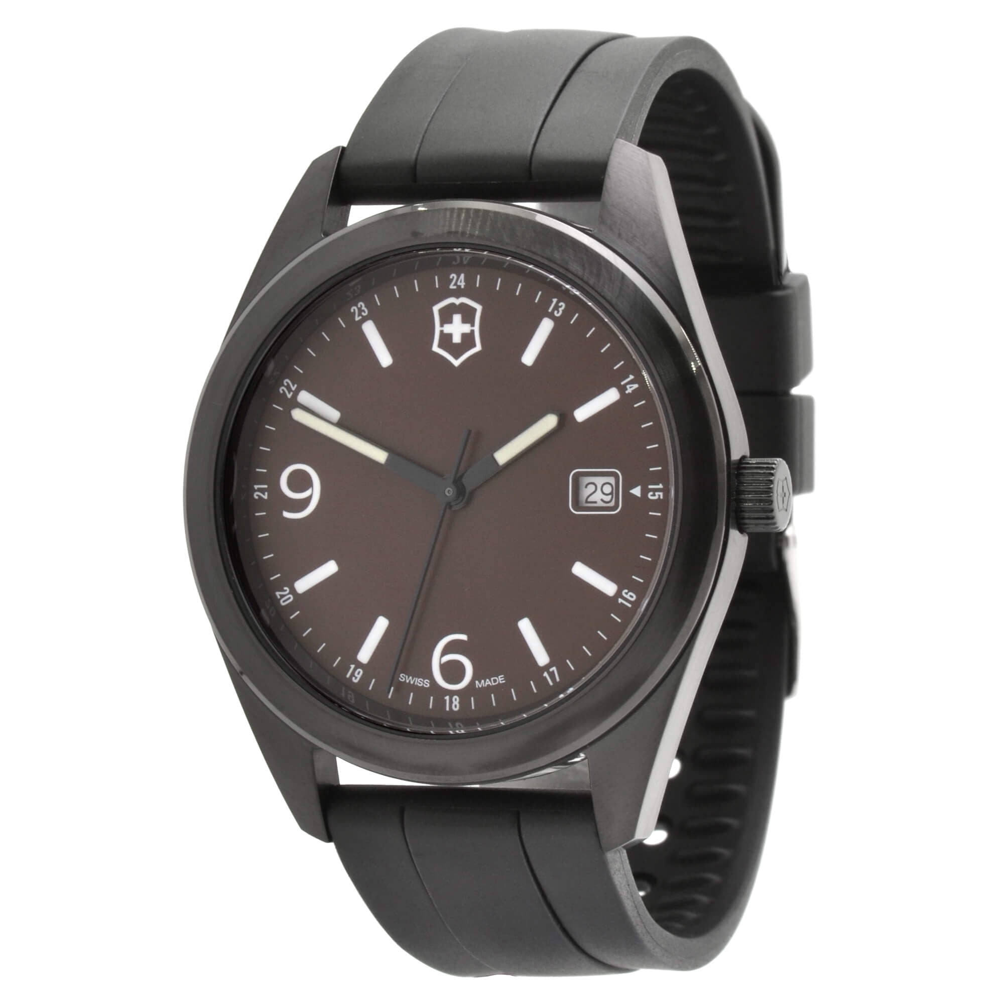Victorinox Swiss Army 241972 Men's Heritage Black Strap