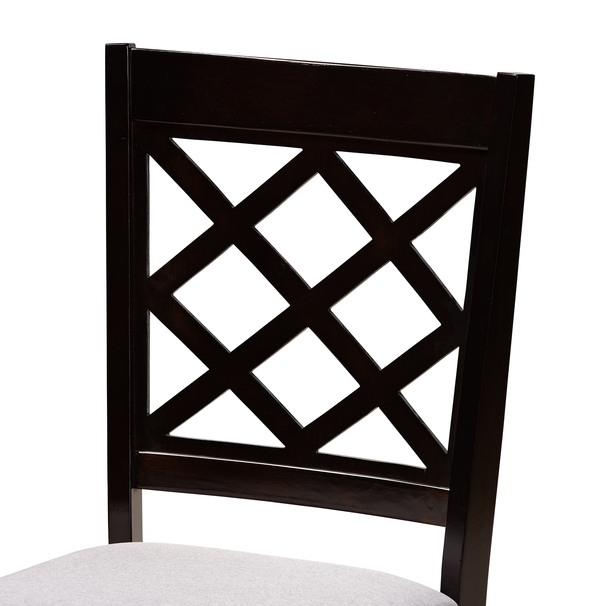 Baxton Studio Andor Modern Dining Set, Dark Brown