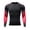Red, variant on FRSASU Mens Sport Quick Dry Bodybuilding Running Shirt Long Sleeve Compression Top Gym T Shirt Men Fitness Tight Rashgard Red