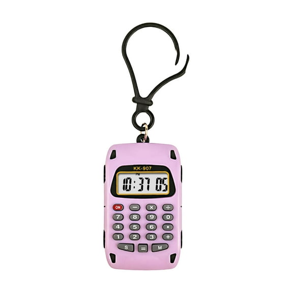 School Supplies Colorful Handheld Calculator With Lanyard Portable on Clearance