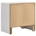 thumbnail image 4 of Vino White 4pc California King Bed Set with Dressers-Glitter Accent, 4 of 5
