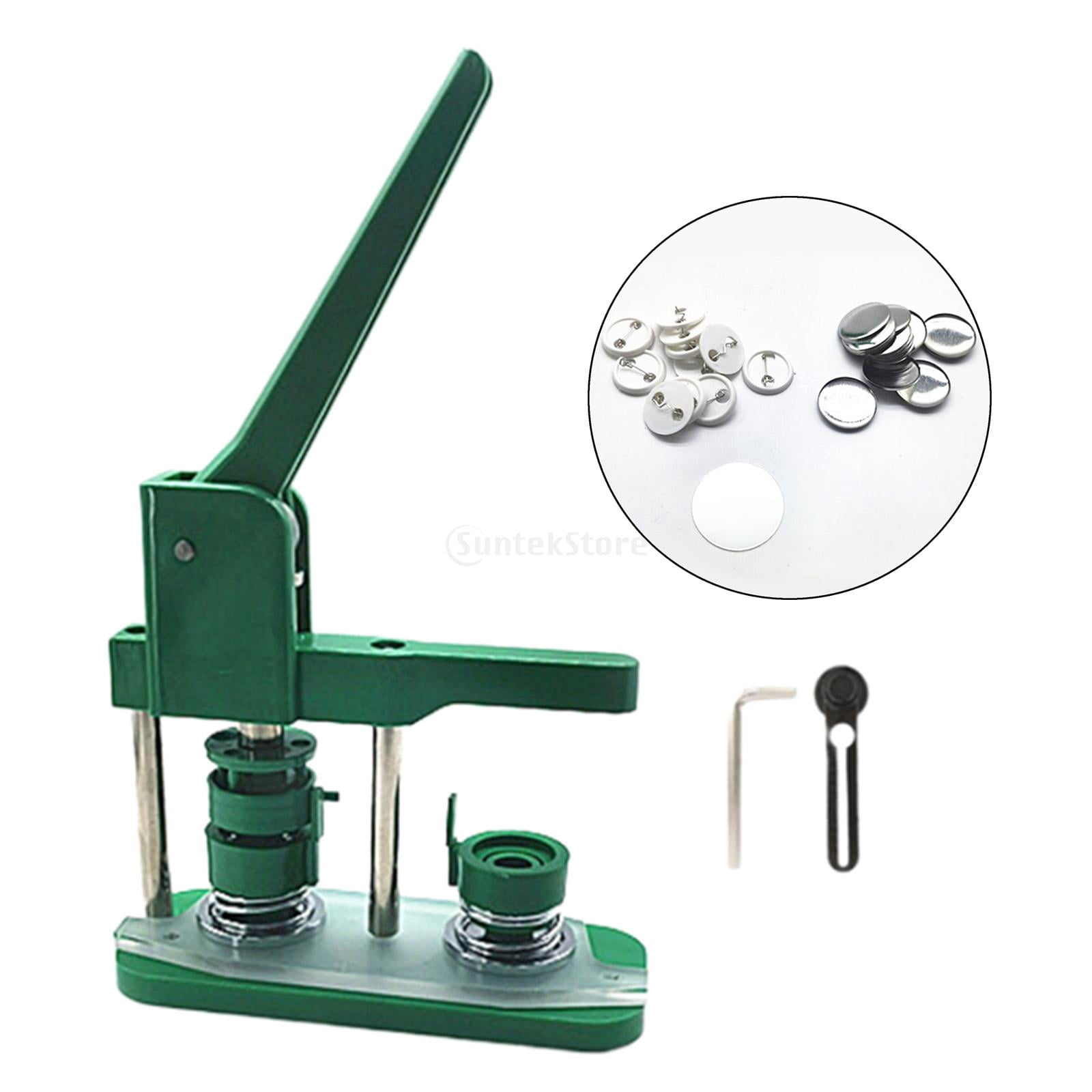 Button Maker Machine DIY Pin Button Personalised Badge Punch Press Making Handmade Plastic Button Pin Back Cover