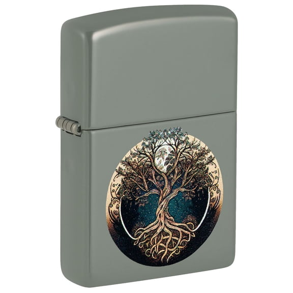 Zippo Lighter: Tree of Life - Sage 46373