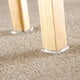 thumbnail image 5 of Almohadillas antideslizantes para muebles, pinzas flexibles antiarañazos para muebles, protectores de suelo gruesos, 8 Uds., 5 of 7