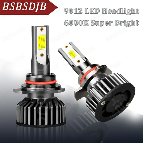 For Dodge Durango 2014-2015 LED Headlight High/Low Beam Bulbs 6000K White