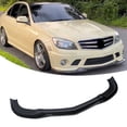 thumbnail image 1 of 3Pcs Front Bumper Lip Spoiler Splitter Sporty Look Front Lip Spoiler Splitter Protector for C Class W204 Pre Facelift C63 AMG 2007 to 2010 Car Modification Tools, 1 of 7