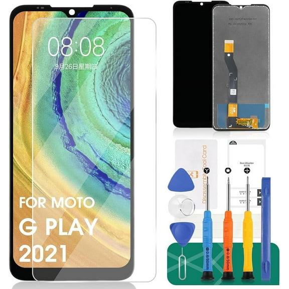 Arbilato LCD Screen Replacement for Motorola Moto G Play 2021, 6.5" Touch Digitizer Assembly