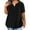 Black, variant on Women's Plus Size T Shirts Summer Short Sleeve Pullover Tunic Tops