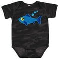 thumbnail image 3 of Inktastic Fishing Blue Fish Boys or Girls Baby Bodysuit, 3 of 5