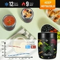 thumbnail image 4 of Clytem 8oz Thermo for Hot Food, Small Insulated Lunch Container XJ - Black Game, 4 of 7