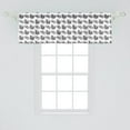 thumbnail image 2 of Ambesonne Money Window Valance, Stacked Coins and Bills, 54" X 18", Black White, 2 of 3