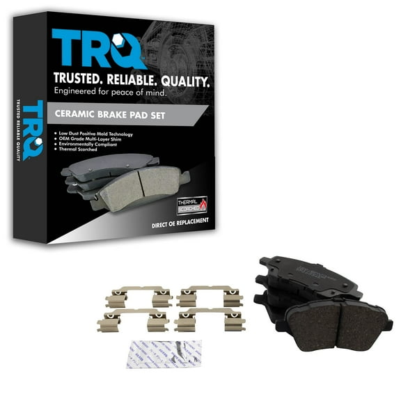 TRQ Front Premium Posi Ceramic Disc Brake Pad Set for Ford Fiesta Brand New BFA73485