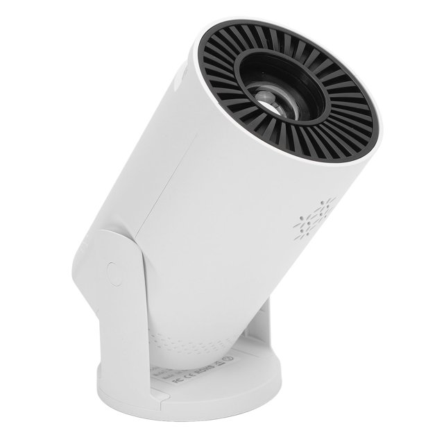 Petit Projecteur Portable, Mini Projecteur avec Mise au Point Automatique et Technologie de Réflexion Diffusante, Idéal pour Téléphones, Tablettes, Extérieur