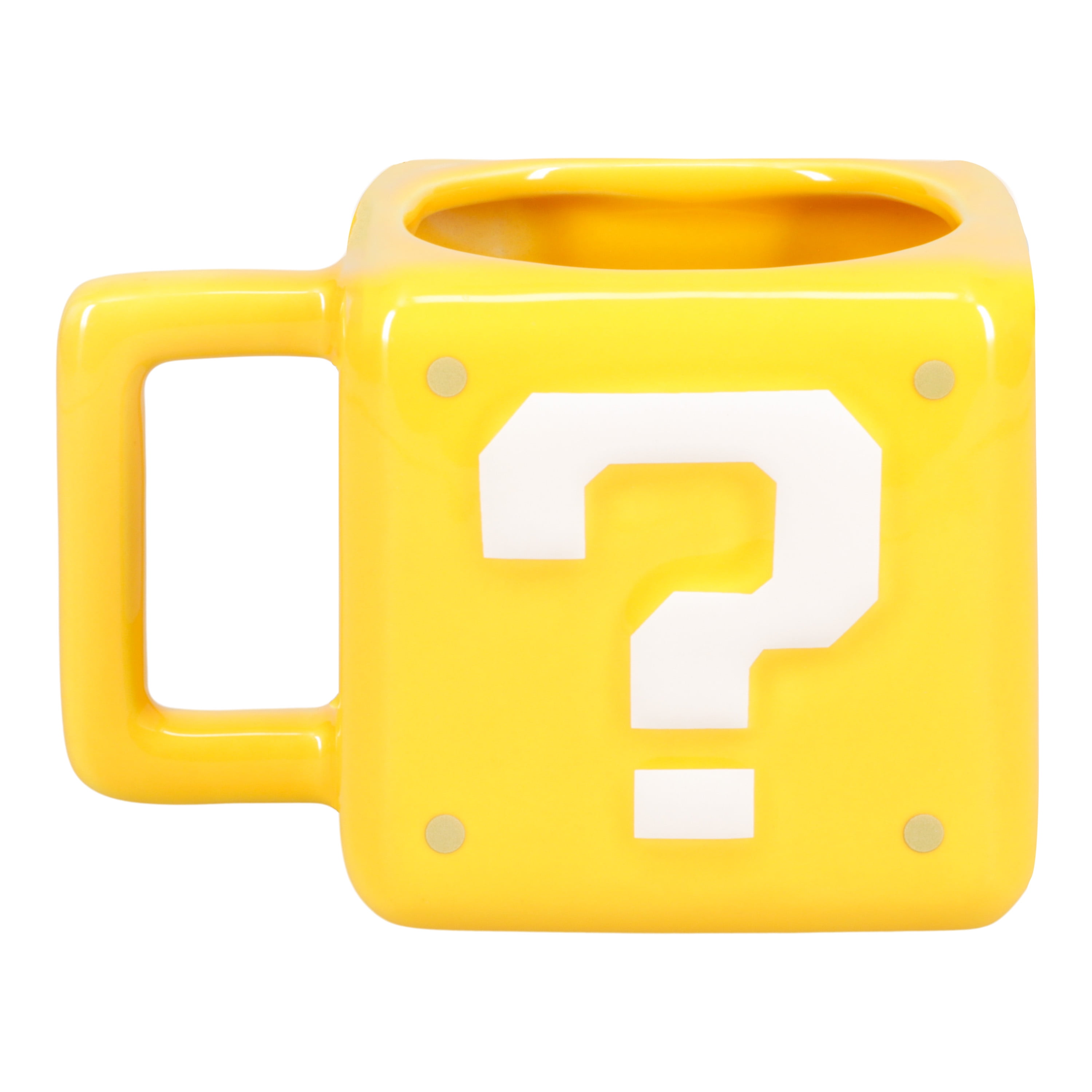 Super Mario Question Block Mug, Ceramic 15 fl oz Officially licensed Nintendo Gift by Paladone