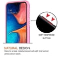 thumbnail image 3 of Galaxy A10e Case with Tempered Glass Screen Protector for Girls Women, Glitter Bling Sparkle Dual Layer Heavy Duty Protective Phone Cover Cases for Galaxy A10e/A102V/A102U - Hot Pink, 3 of 7