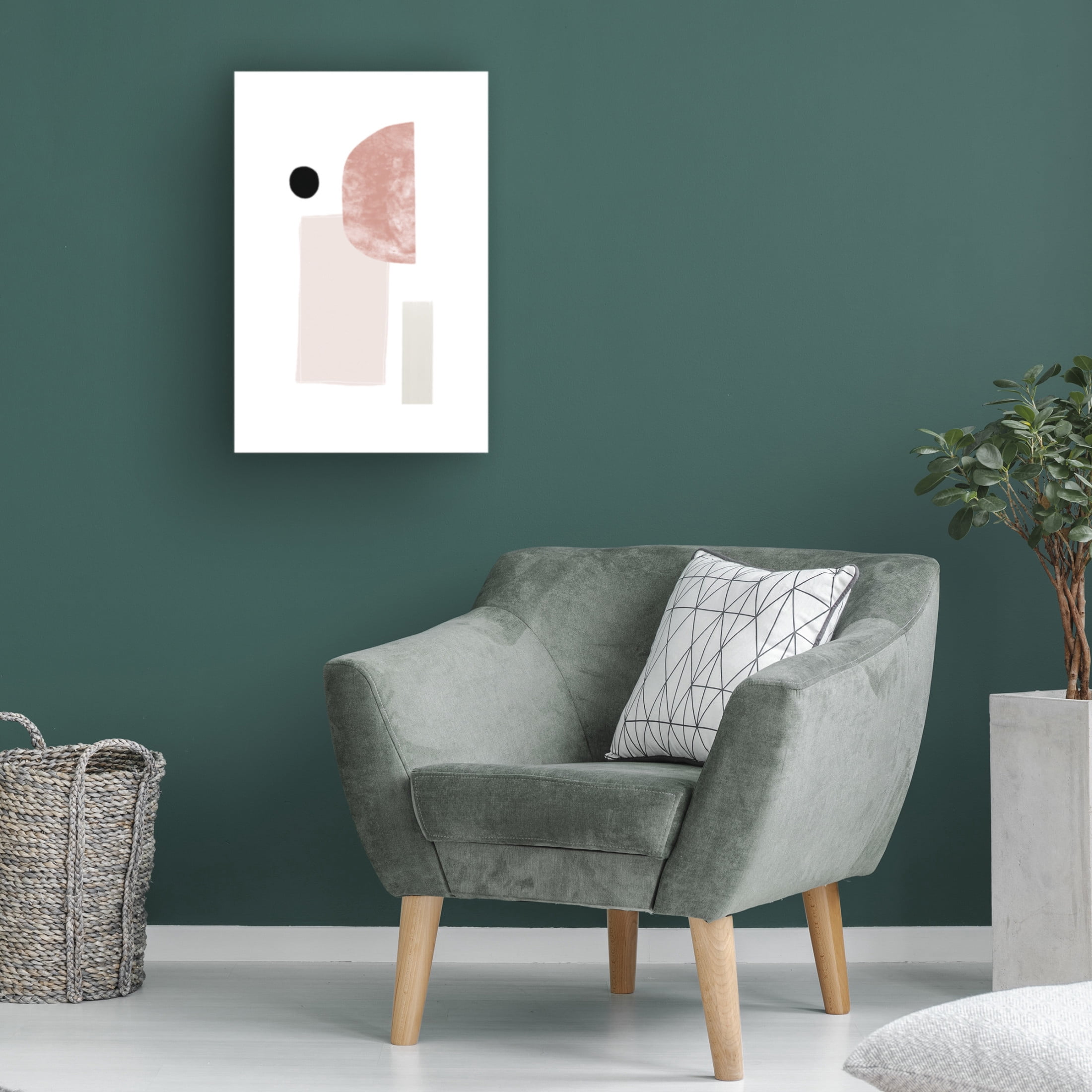 Trademark Fine Art uplusmestudio Abstract Composition No 1 Canvas Wall Art