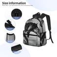 thumbnail image 5 of Picia Running Horse Large Capacity Backpack Classic Style Backpack Casual Backpack Water-Resistant School Work Travel Outdoor Backpack, 5 of 8