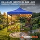thumbnail image 4 of Carpa Toldo 2x2M Reforzado Plegable Impermeable Facil Armado Y Transporte para Jardín Casa Exterior Uso Rudo Acero Lona (Rojo), 4 of 8
