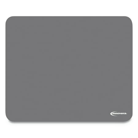 Innovera Latex-Free Synthetic Rubber Mouse Pad, Gray