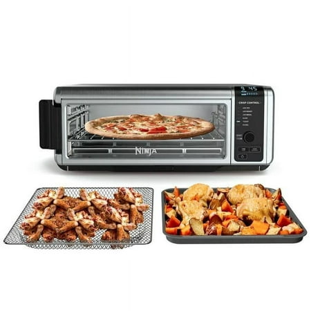 

Restored Ninja Foodi 6-in-1 Digital Air Fry Large Toaster Oven Flip-Away SP080 (Refurbished)